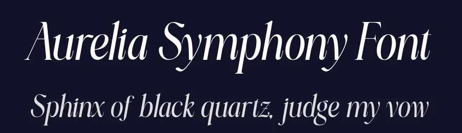 Aurelia Symphony Font by saemoon creative — Serif Font — thumbnail 2