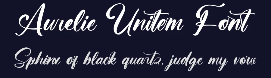 Aurelie Unitem Font by letterenastudios — Script Handwritten Font — thumbnail 2