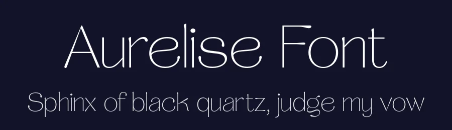 Aurelise Font by grezlinestudio — Display Font — thumbnail 2