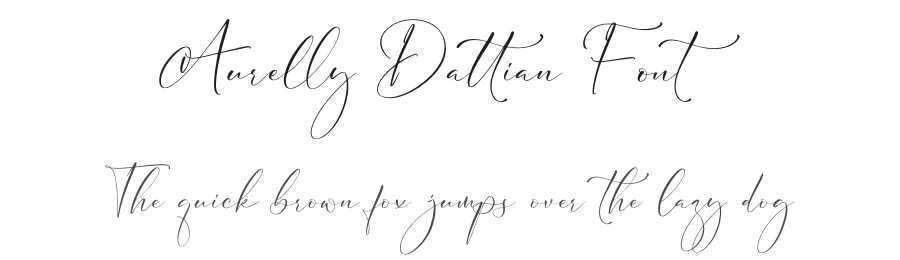 Aurelly Dattian Font by letterfabric — Script Handwritten Font