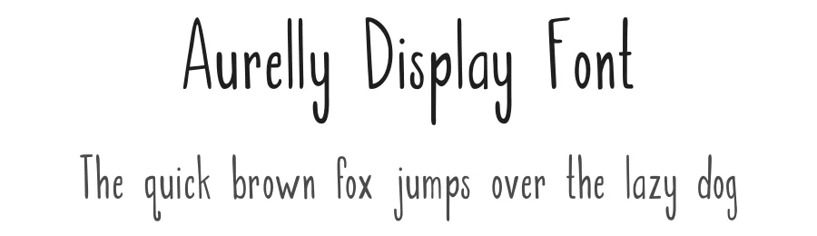 Aurelly Display Font by 607469 — Sans Serif Font