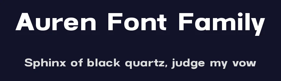 Auren Font Family by Hasbi Creative — Sans Serif Font — thumbnail 2