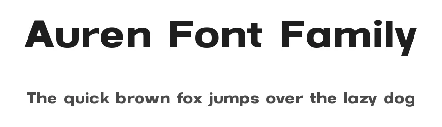 Auren Font Family by Hasbi Creative — Sans Serif Font
