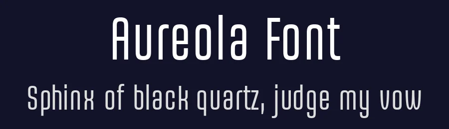 Aureola Font by OneSevenPointFive — Sans Serif Font — thumbnail 2