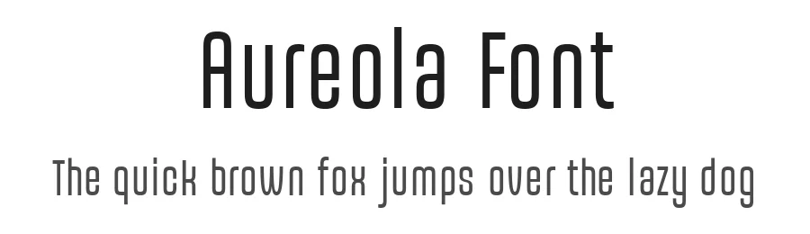 Aureola Font by OneSevenPointFive — Sans Serif Font
