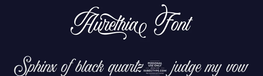 Aurethia Font by Subectype Studio — Script Handwritten Font — thumbnail 2