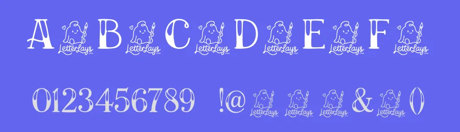 Aurevane Free Font by Letterlays — Decorative Font — thumbnail 3