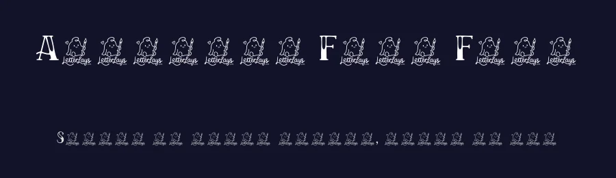 Aurevane Free Font by Letterlays — Decorative Font — thumbnail 2