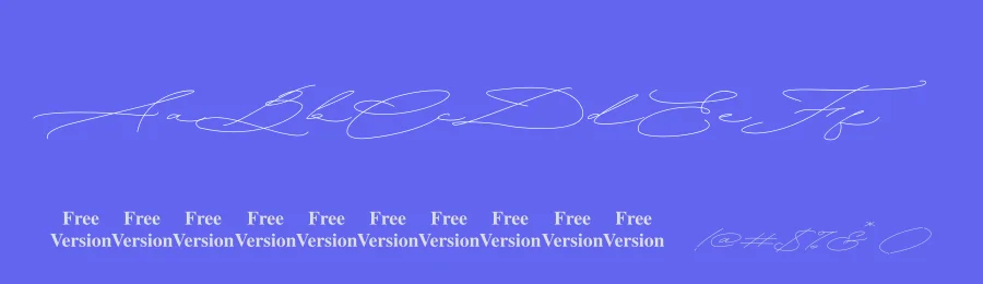 Auro Rumpthut Script Font by khaiuns — Script Handwritten Font — thumbnail 3