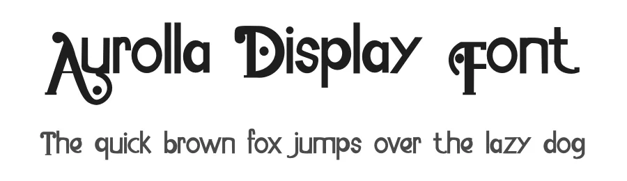 Aurolla Display Font by Eddy Goodboy — Sans Serif Font