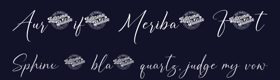 Auronifal Meribant Font by letterenastudios — Script Handwritten Font — thumbnail 2