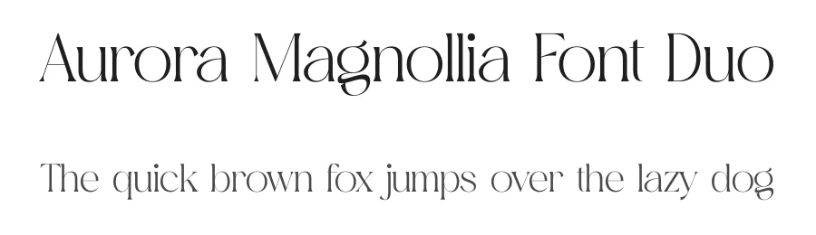 Aurora Magnollia Font Duo by Storytype — Serif Font