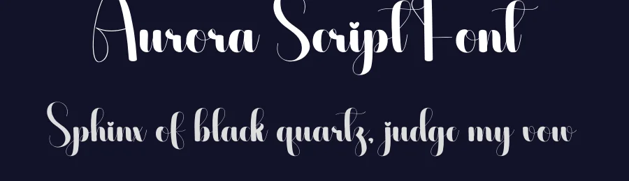 Aurora Script Font by andikastudio — Script Handwritten Font — thumbnail 2