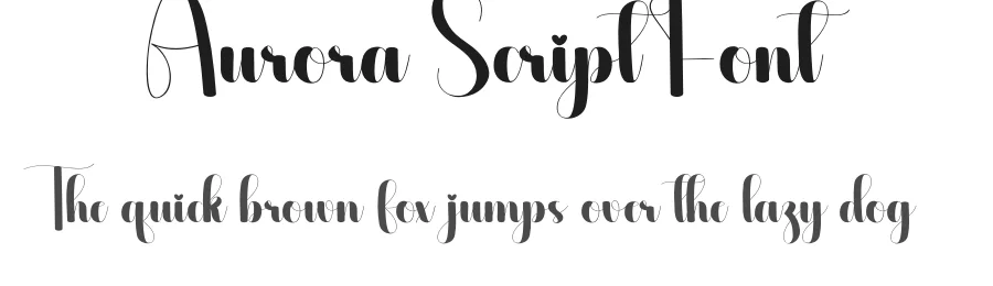 Aurora Script Font by andikastudio — Script Handwritten Font