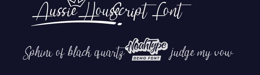 Aussie House Script Font by noahtype — Script Handwritten Font — thumbnail 2