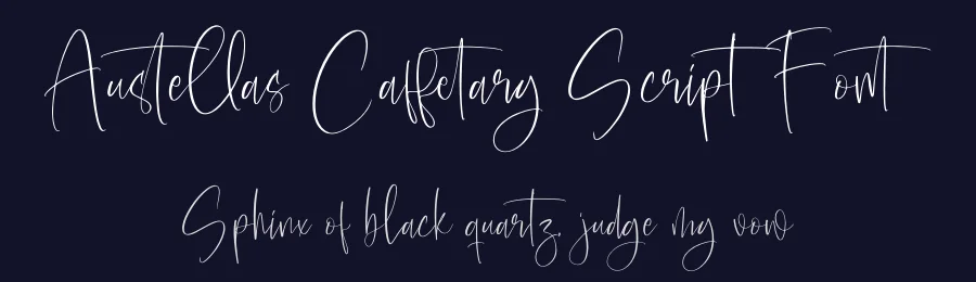 Austellas Caffetary Script Font by Operatype.Co — Script Handwritten Font — thumbnail 2