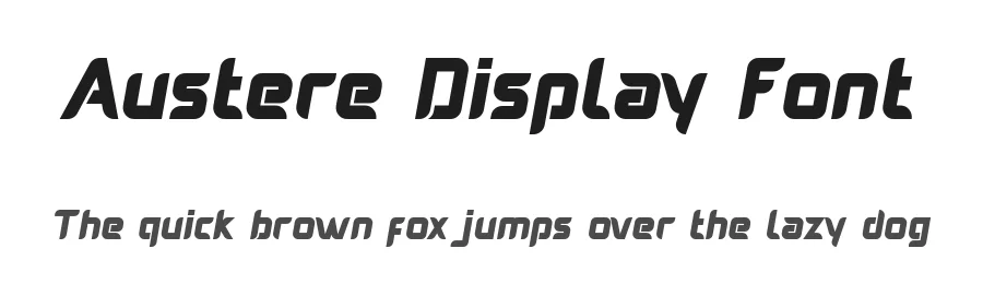 Austere Display Font by nurfdesigns — Display Font