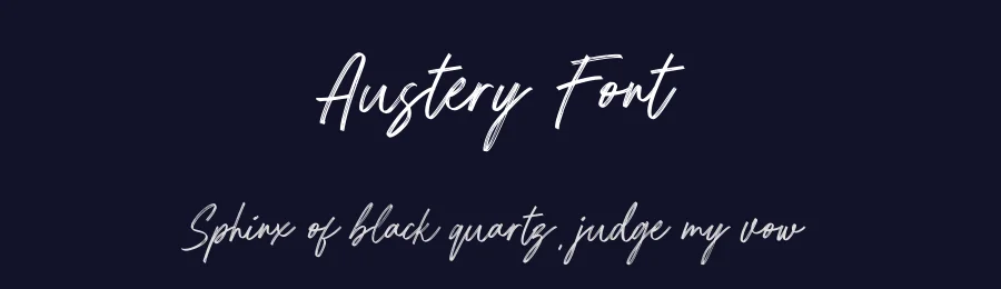 Austery Font by Sronstudio — Script Handwritten Font — thumbnail 2