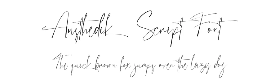 Austhedik Script Font by Vultype Co. — Script Handwritten Font