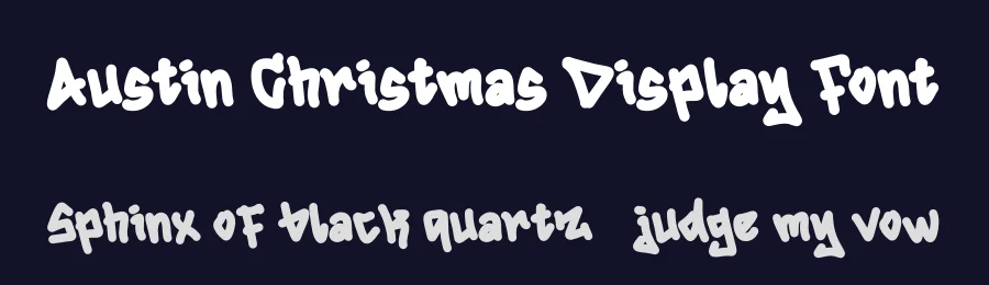 Austin Christmas Display Font by Yoga Letter — Display Font — thumbnail 2