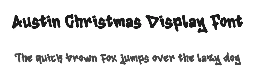 Austin Christmas Display Font by Yoga Letter — Display Font