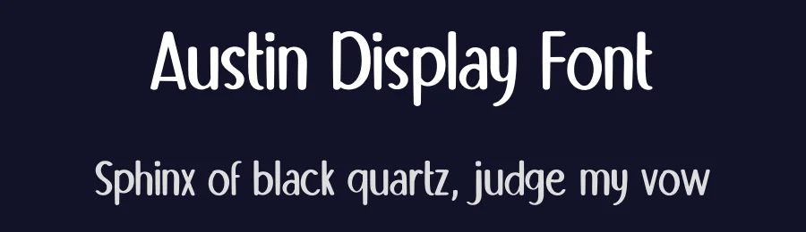 Austin Display Font by inermediaSTUDIO — Display Font — thumbnail 2