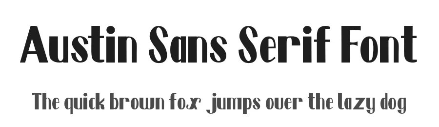 Austin Sans Serif Font by Shape Studio — Sans Serif Font