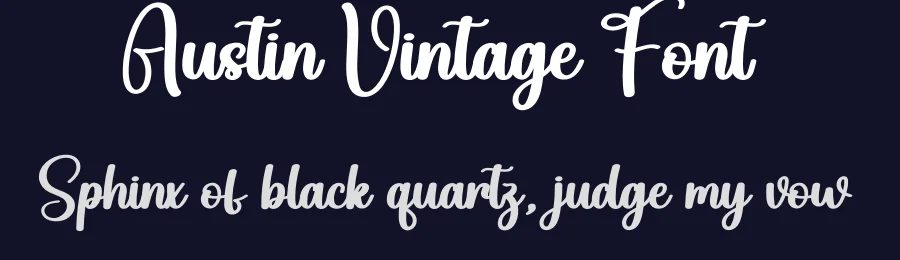 Austin Vintage Font by creativeletter — Script Handwritten Font — thumbnail 2