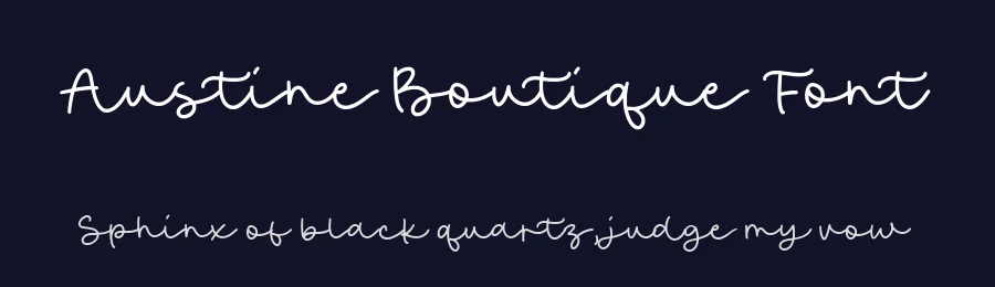 Austine Boutique Font by balpirick — Script Handwritten Font — thumbnail 2