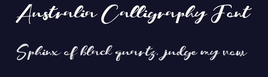 Australia Calligraphy Font by inermediaSTUDIO — Script Handwritten Font — thumbnail 2