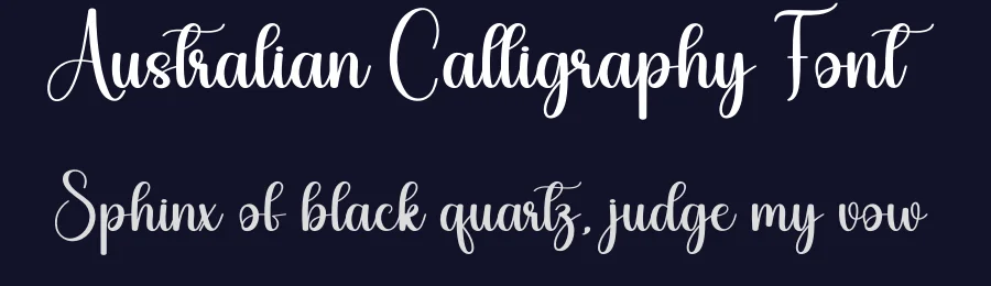 Australian Calligraphy Font by creativeletter — Script Handwritten Font — thumbnail 2
