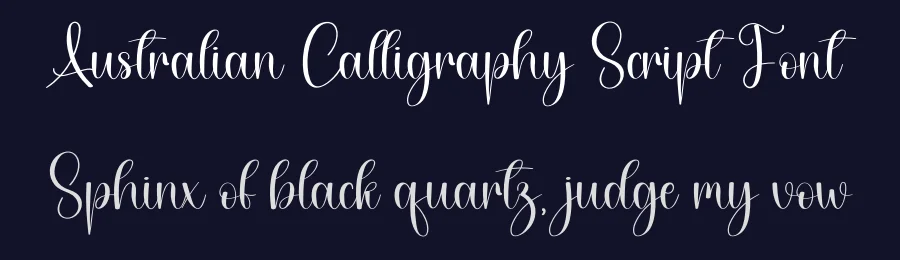 Australian Calligraphy Script Font by creativeletter — Script Handwritten Font — thumbnail 2