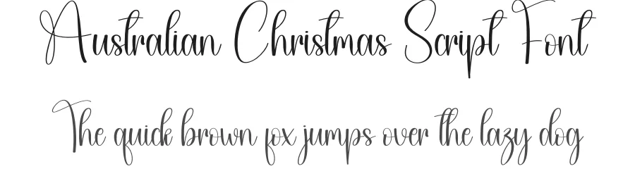 Australian Christmas Script Font by creativeletter — Script Handwritten Font