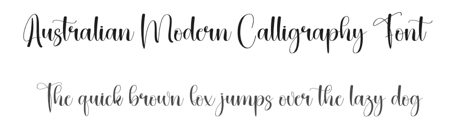 Australian Modern Calligraphy Font by creativeletter — Script Handwritten Font