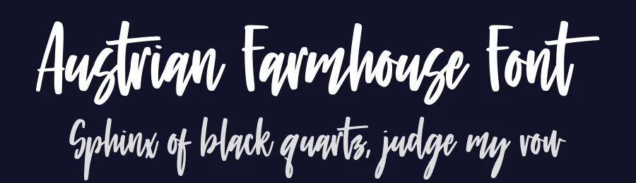 Austrian Farmhouse Font by Abo Daniel — Script Handwritten Font — thumbnail 2