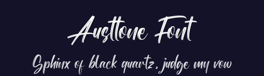 Austtone Font by Rockboy Studio — Script Handwritten Font — thumbnail 2