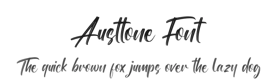 Austtone Font by Rockboy Studio — Script Handwritten Font