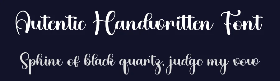 Autentic Handwritten Font by inermediaSTUDIO — Script Handwritten Font — thumbnail 2