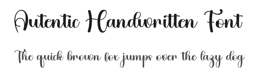 Autentic Handwritten Font by inermediaSTUDIO — Script Handwritten Font