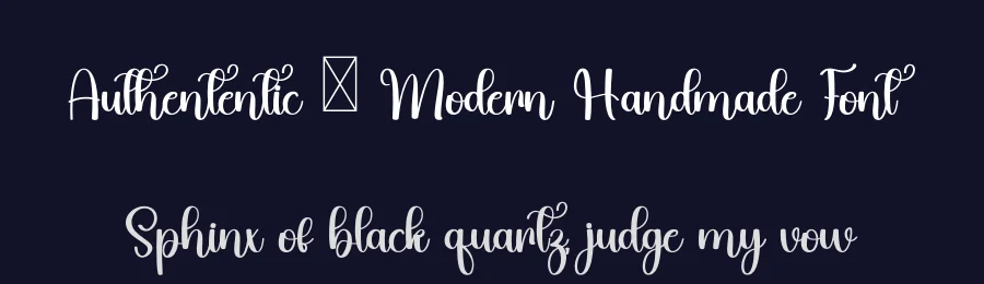 Authententic – Modern Handmade Font by inermediaSTUDIO — Script Handwritten Font — thumbnail 2