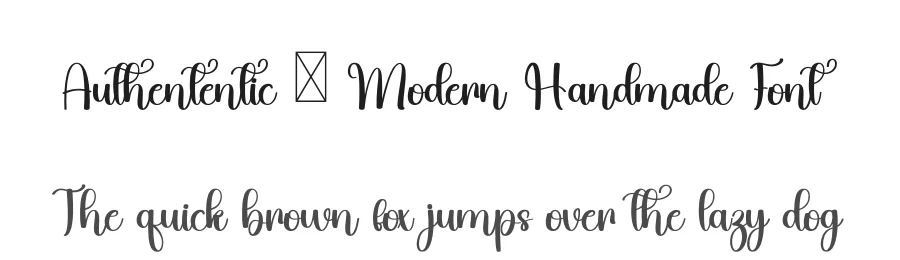 Authententic – Modern Handmade Font by inermediaSTUDIO — Script Handwritten Font