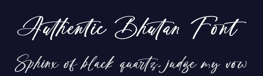 Authentic Bhutan Font by stylishtype.co — Script Handwritten Font — thumbnail 2
