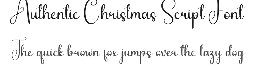 Authentic Christmas Script Font by andikastudio — Script Handwritten Font
