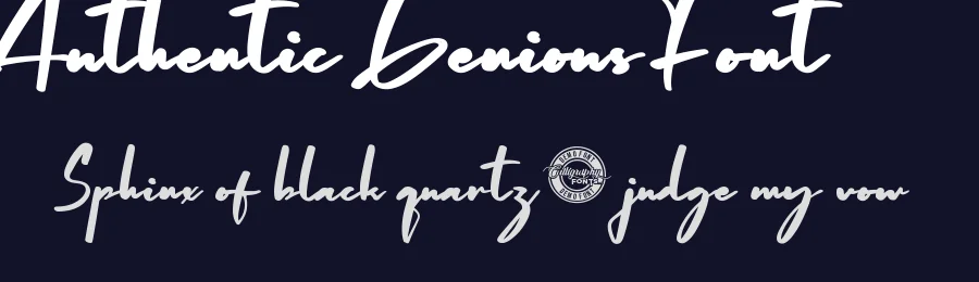 Authentic Genious Font by CalligraphyFonts.net — Script Handwritten Font — thumbnail 2