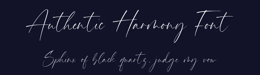 Authentic Harmony Font by balpirick — Script Handwritten Font — thumbnail 2
