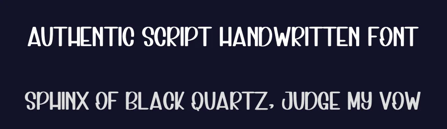 Authentic Script Handwritten Font by inermediaSTUDIO — Display Font — thumbnail 2