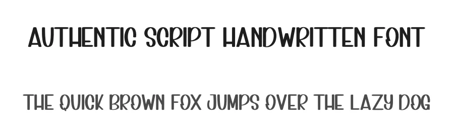 Authentic Script Handwritten Font by inermediaSTUDIO — Display Font