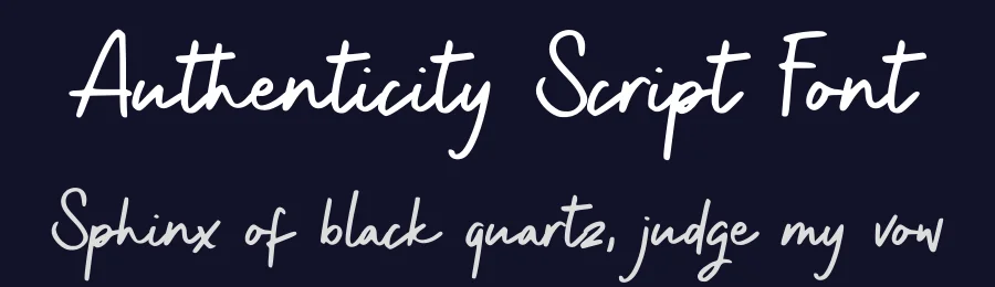 Authenticity Script Font by Abodaniel — Script Handwritten Font — thumbnail 2