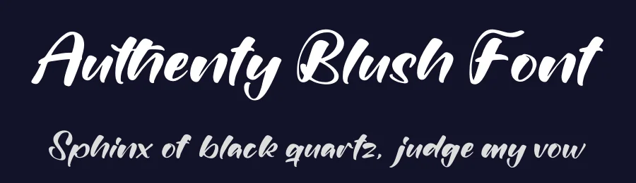 Authenty Blush Font by perspectype — Script Handwritten Font — thumbnail 2