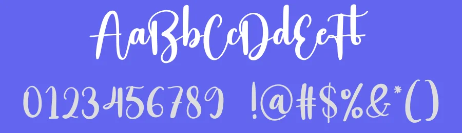 Author Script Font by creativeletter — Script Handwritten Font — thumbnail 3